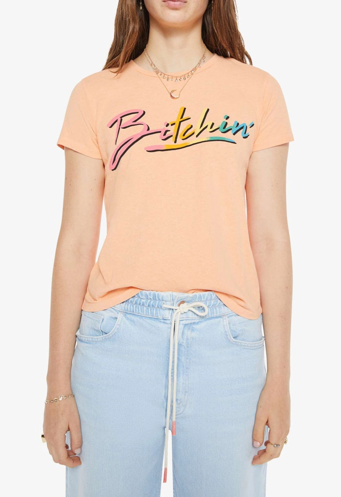 The Lil Goodie Goodie Tee in Bitchin' Recycled Polyester Fabric Cozy Sweater