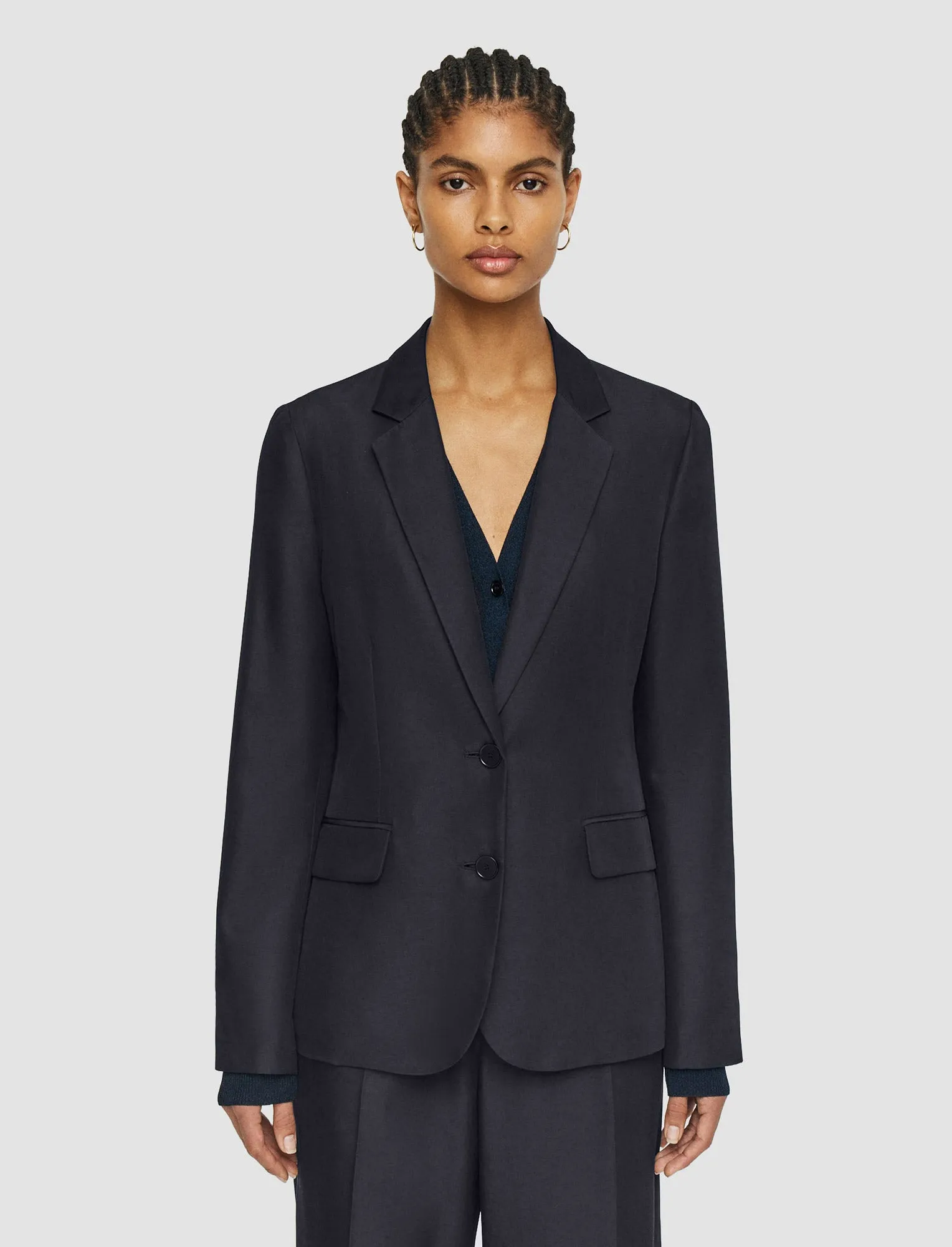 Soft Cotton Silk Belmore Jacket Price Adjustable Drawstring Hood