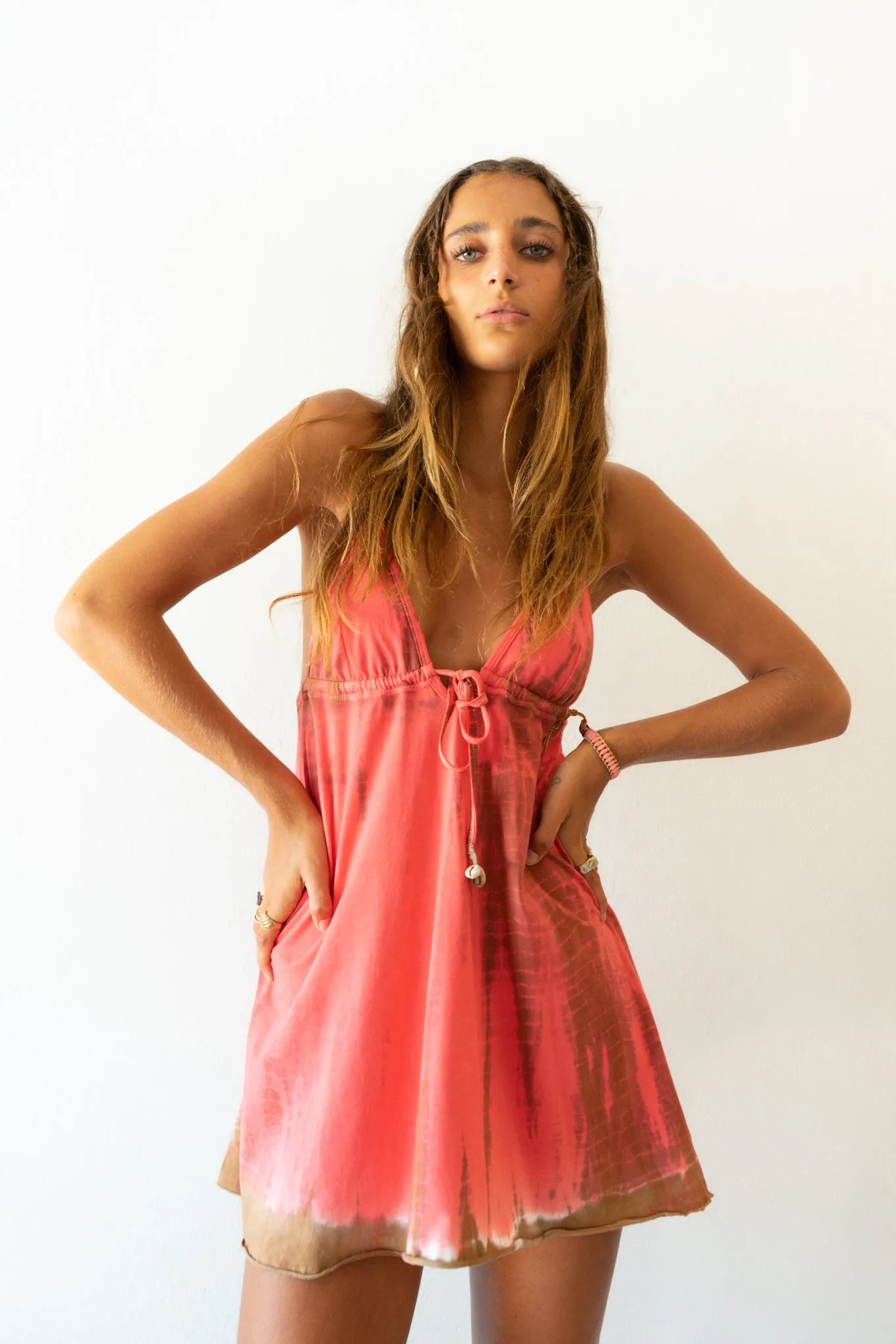 Weekday Mini Dress Love Energy Soft Tones