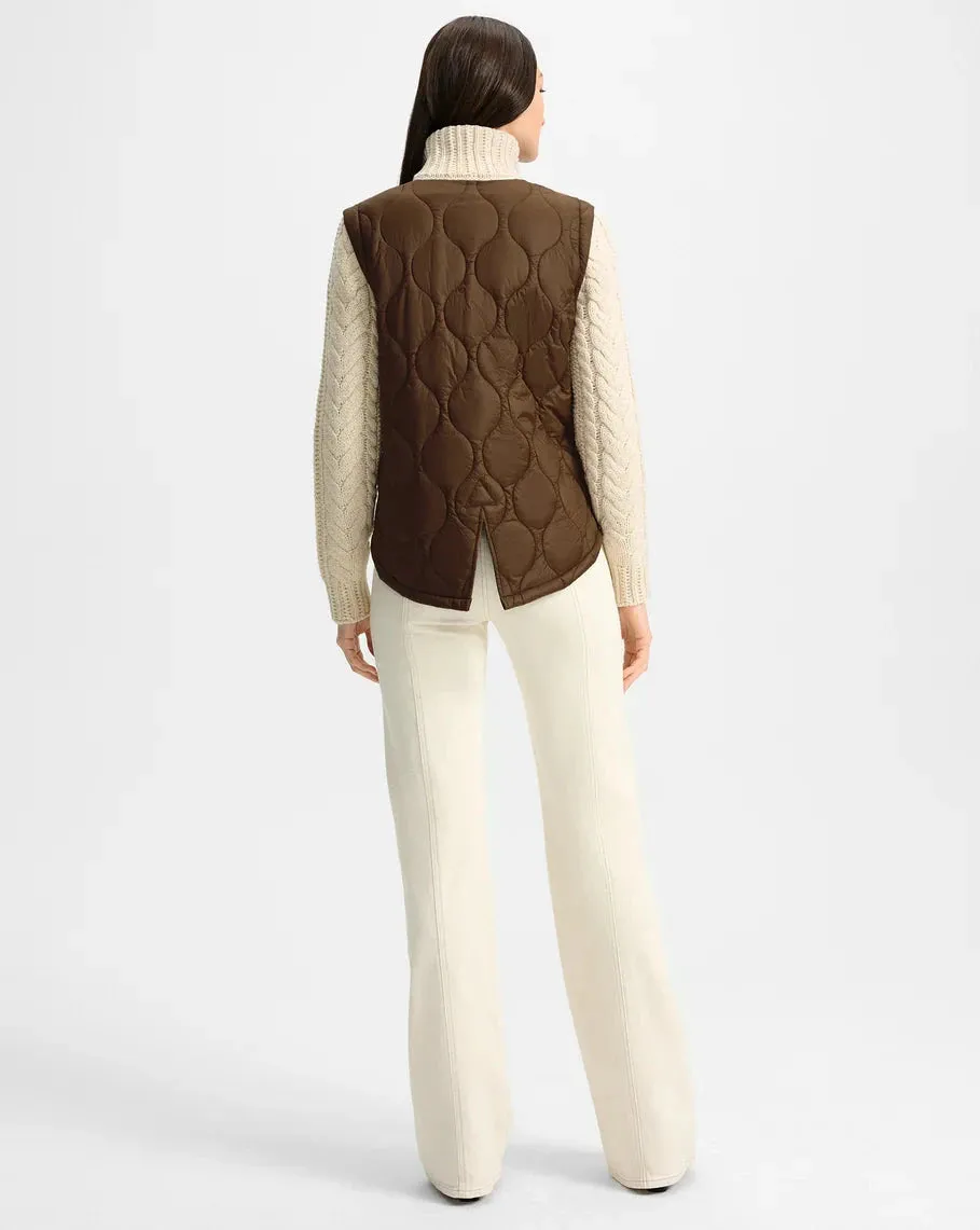Patra Mixed Media Jacket Mocha/Heathered Sand SoftLining Oversized Fit