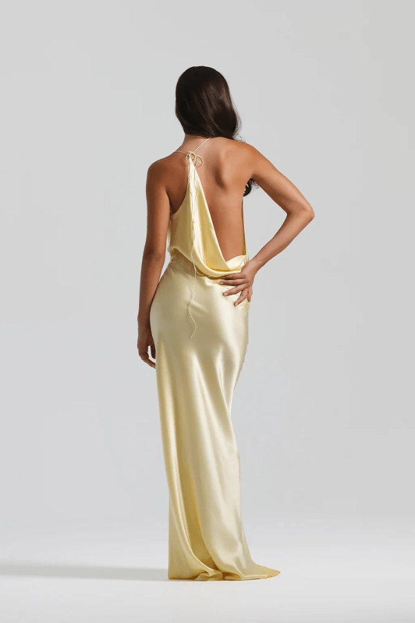 Refined fit Gabi Gown Lemon