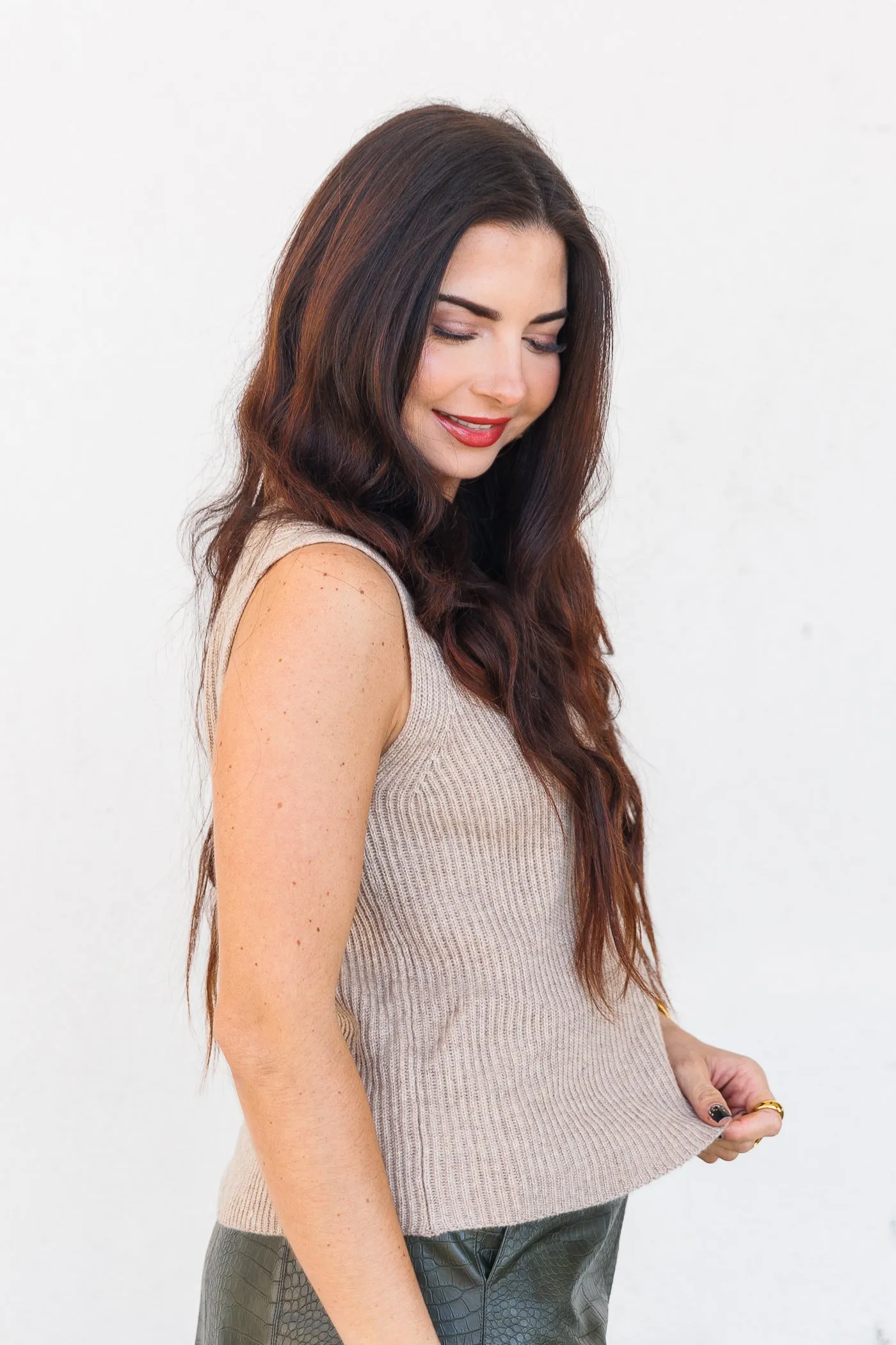 Odor Resistant Treatment Ultra Soft Handfeel WILLOW SWEATER VEST