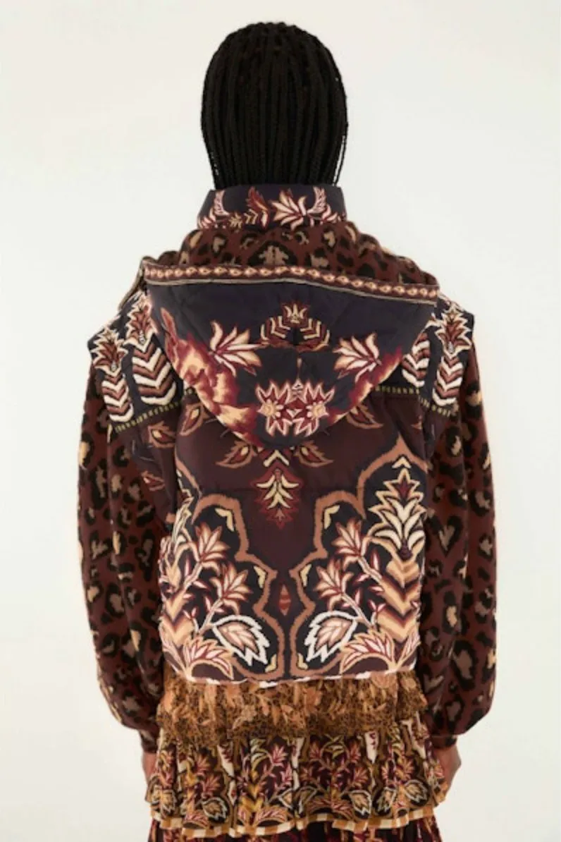 Winter Ainika Brown Puffer Jacket Charity Defend