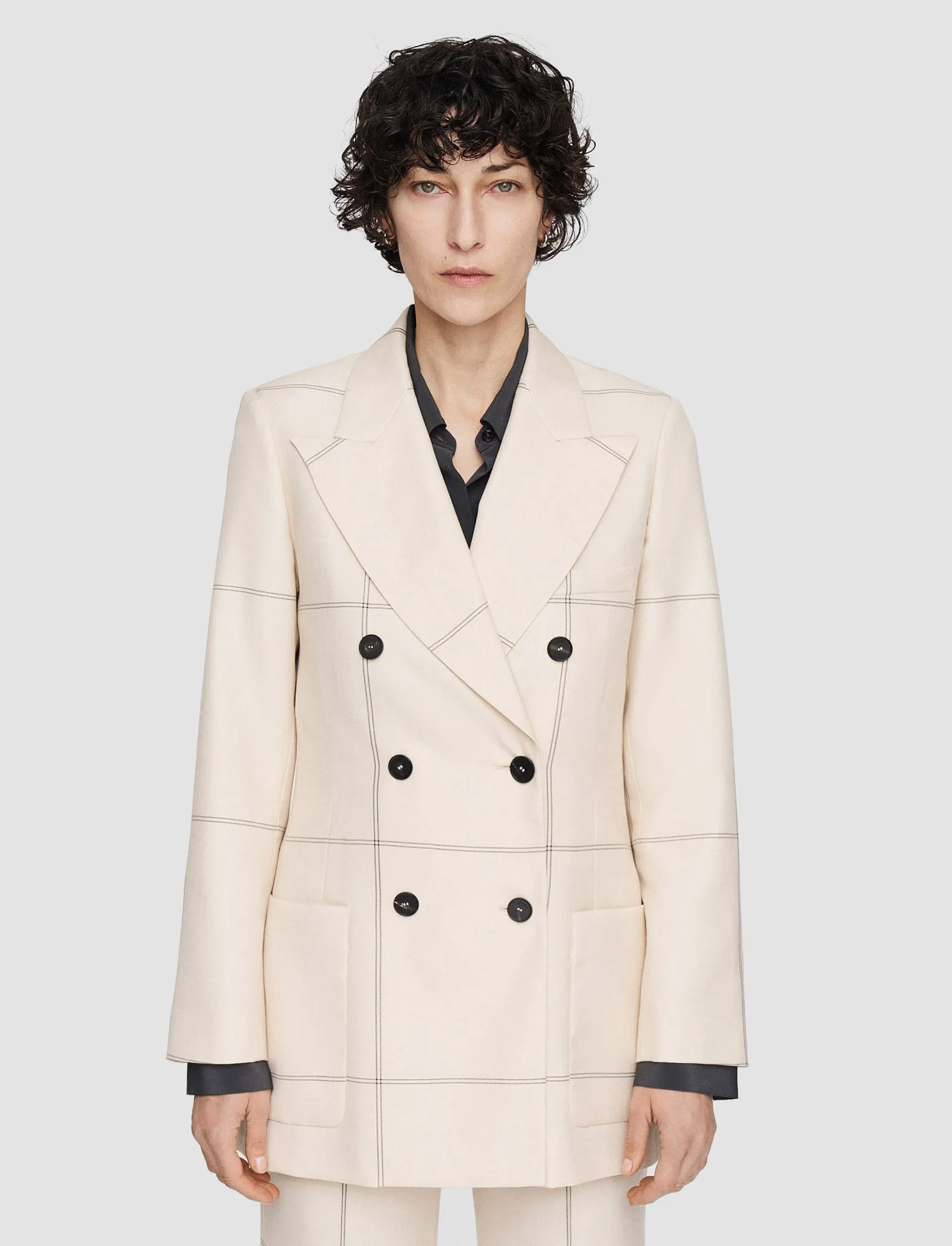 Wool Tartan Leandre Jacket Stretchable suitable for corporate events