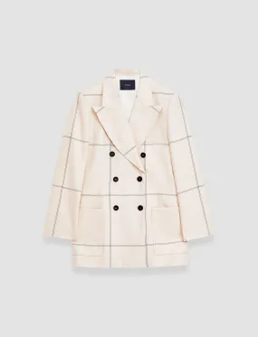 Wool Tartan Leandre Jacket Goggles