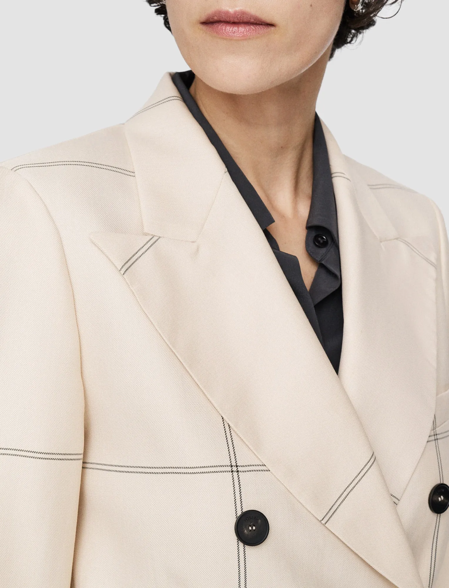 Wool Tartan Leandre Jacket Smart Look