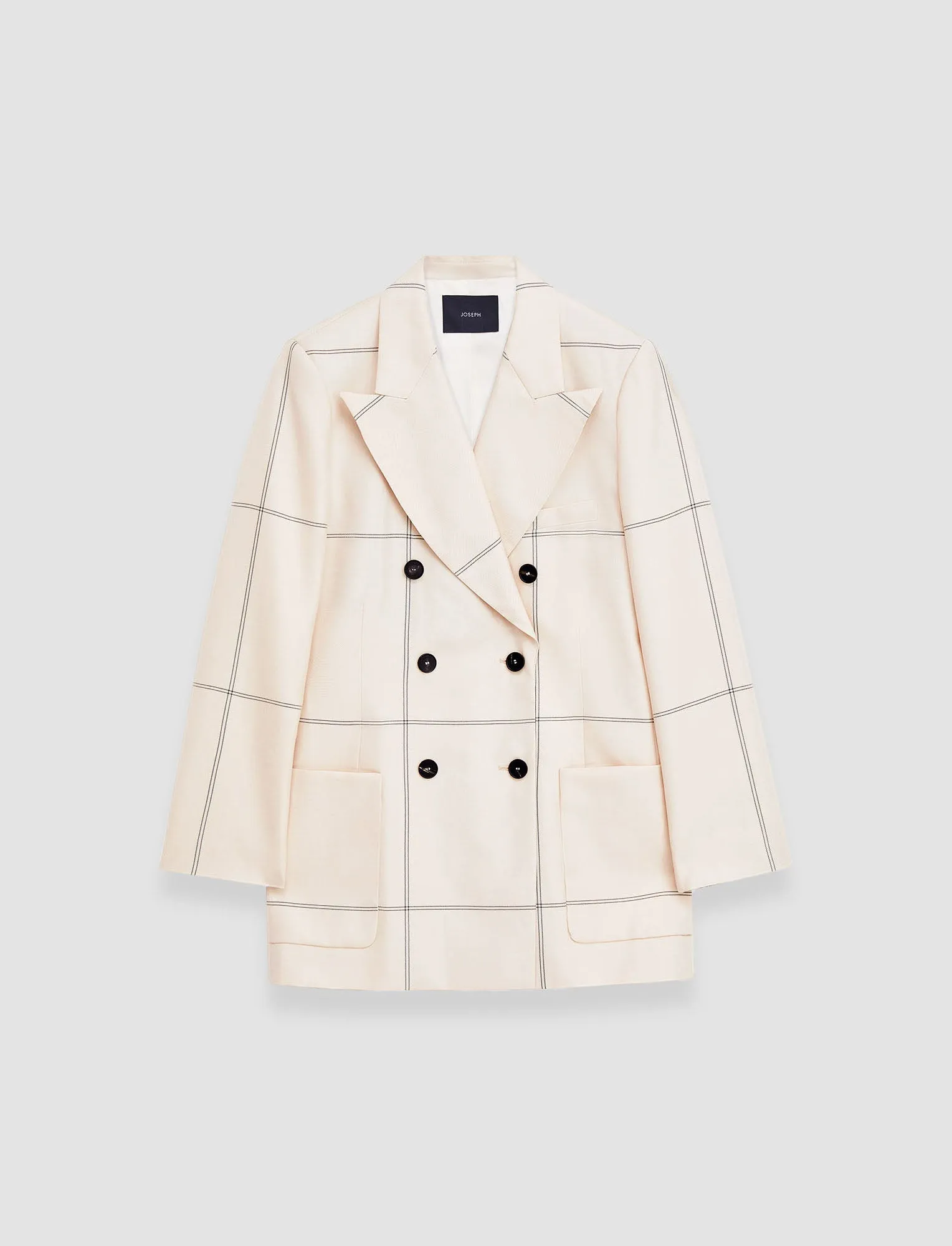 Wool Tartan Leandre Jacket Goggles