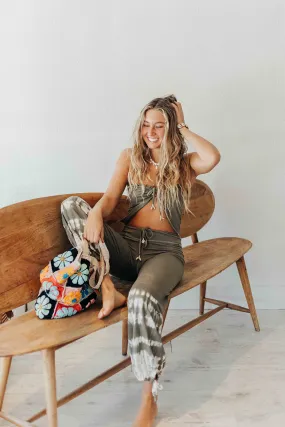 Palm Haze Gaucho Pants Cozy Look