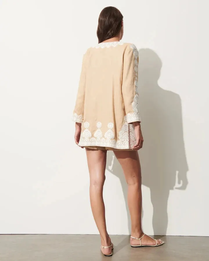 Wren Jacket Travertine Sand Tear Resistant Panels Windproof Wear