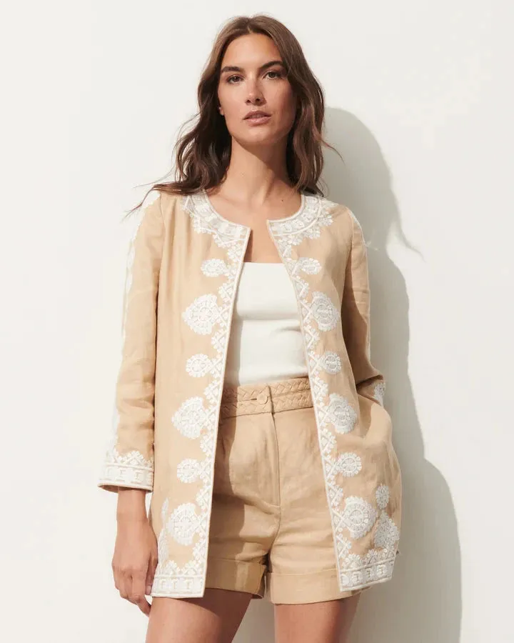 Wren Jacket Travertine Sand Cool Weather Layer