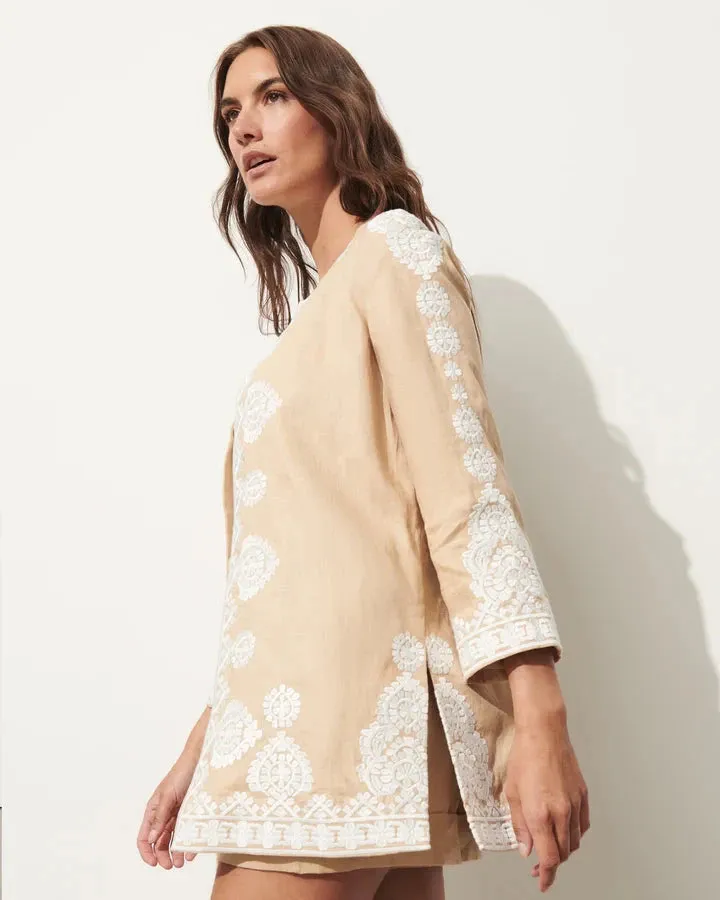 Comfort Fit Silhouette Wren Jacket Travertine Sand