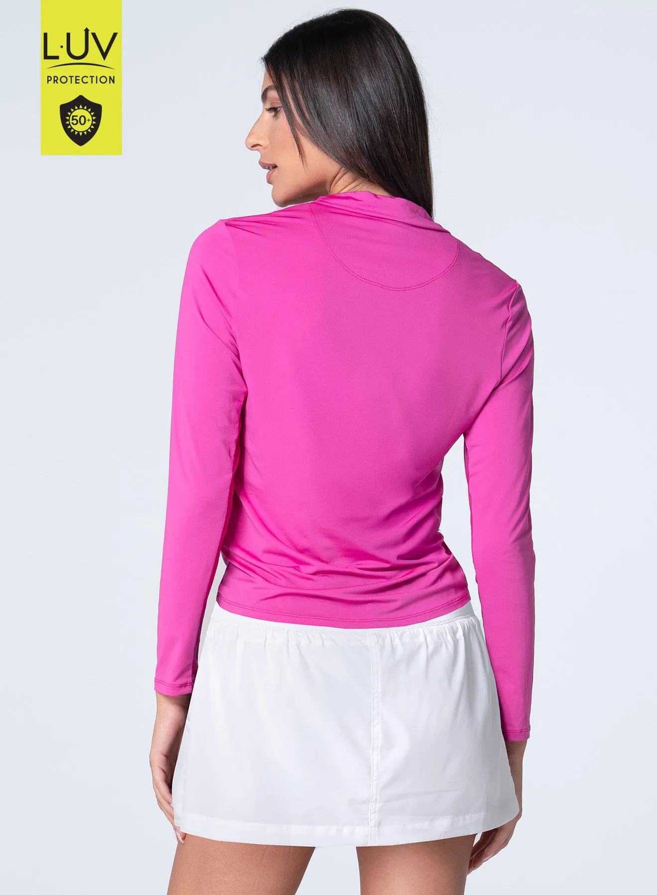 Free Play Zip Long Sleeve Airflow Weave Pattern Breathable Lining